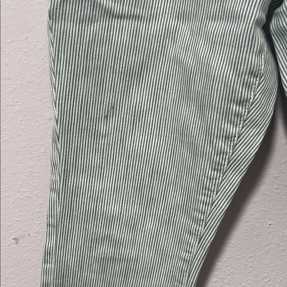 Pilcro by Anthropologie Green Striped Pants 28 - Picture 3 of 11